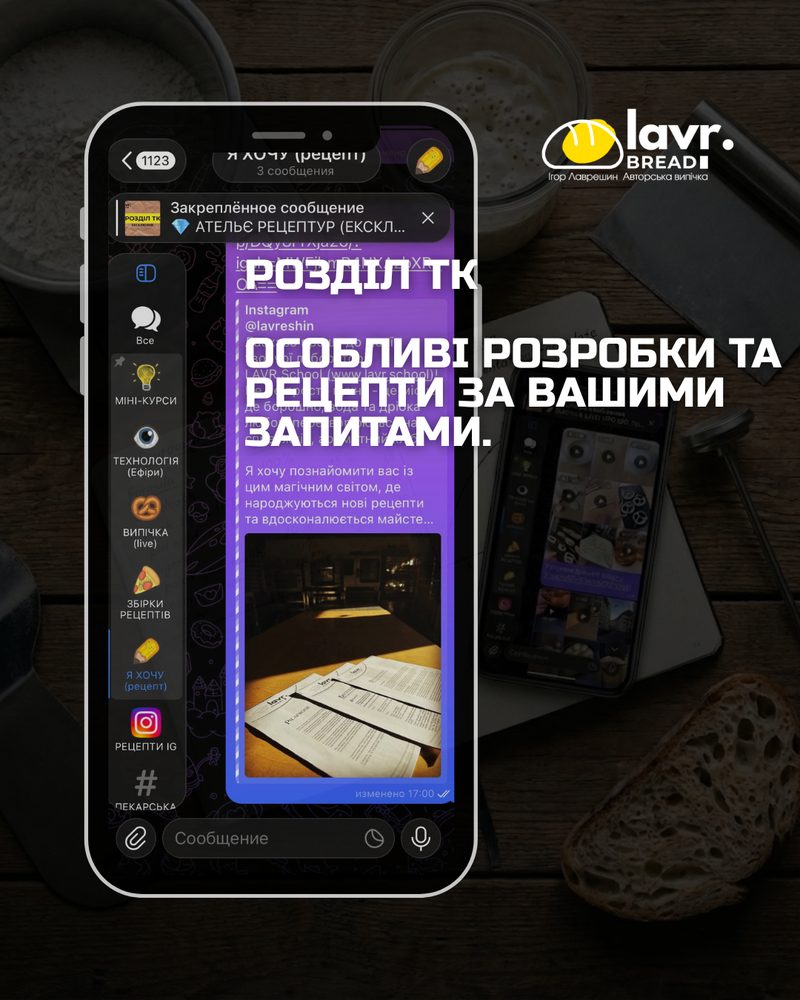 Ательє рецептур: особливі розробки та рецепти за вашими запитами